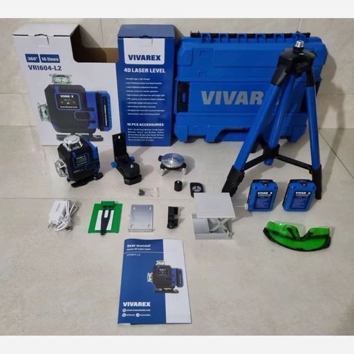 تراز لیزری 4D ۱۶ خط نور سبز ویوارکس مدل VR1604-L2