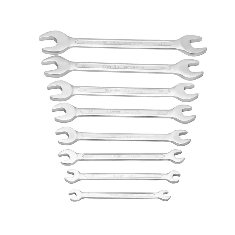 مجموعه 8عددی آچار دو سر تخت رونیکس 2201