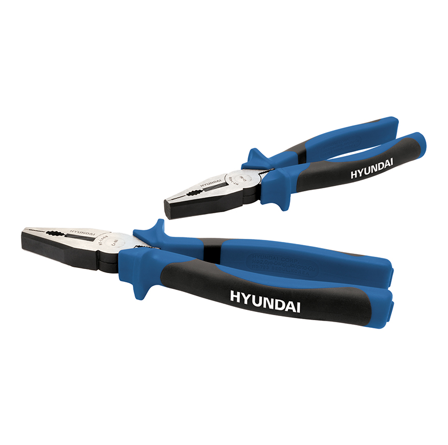 انبر دست هیوندای مدل HT1407 سایز 7 اینچ آبی