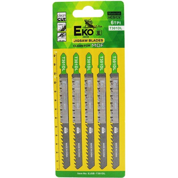 تیغه اره عمود بر بلند  mdf برمدل T301DL برند اکو EKO (بسته 5 عددی)  