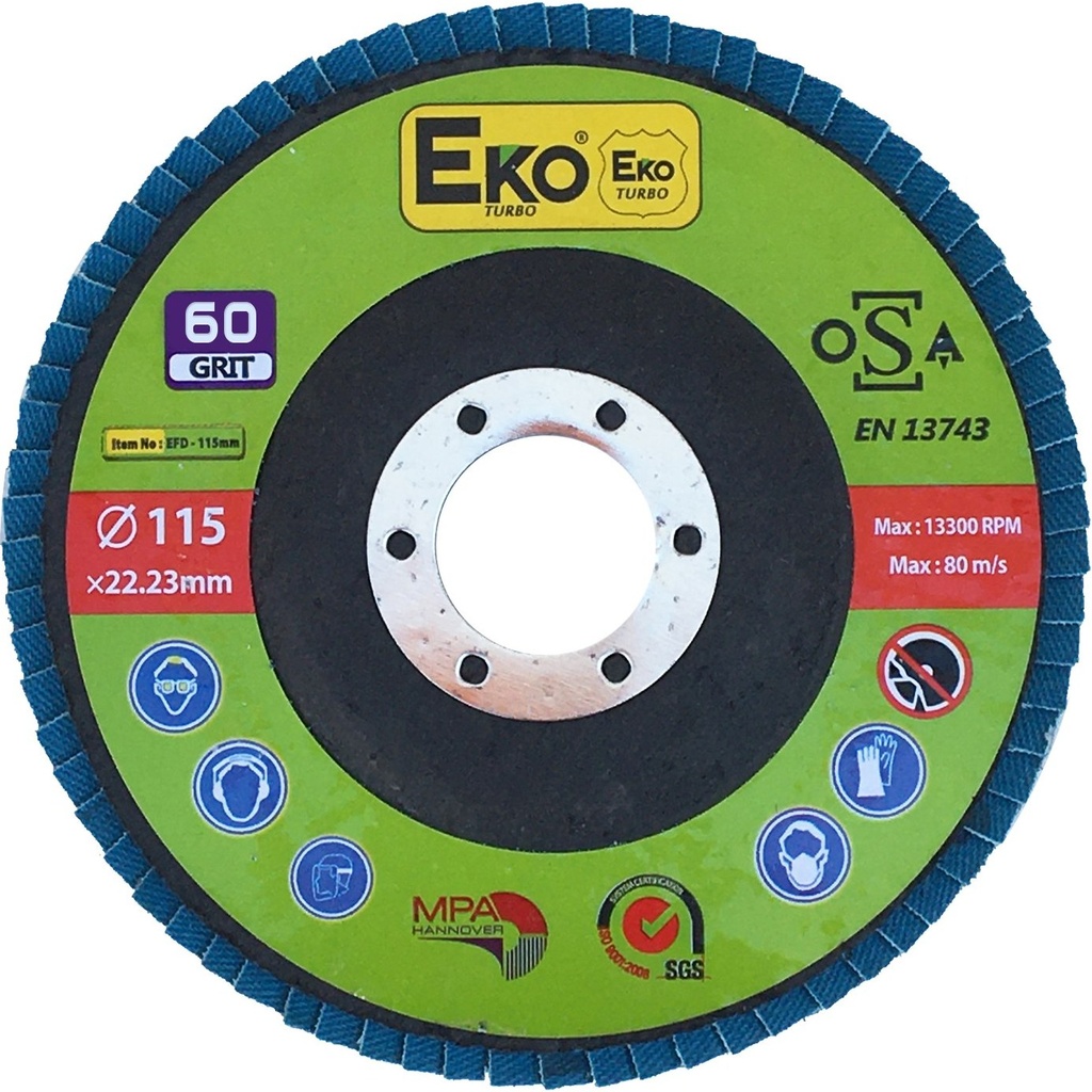 سنباده فلاپ 115 گرید 60اکو