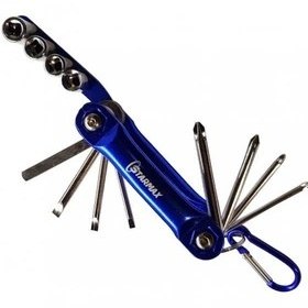 آچار پیچ گوشتی و بکس12 عددی چاقویی استارمکس