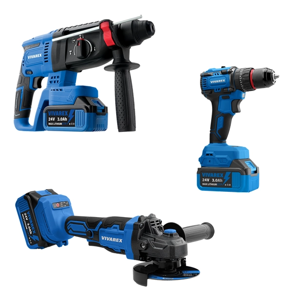 کیت شارژی براشلس 3 عددی ویوارکس VR2403-BCK 